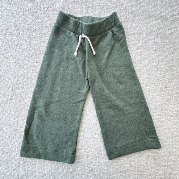 Childhoods Green Wide Leg Sweatpants VGUC 4T - Picture 1 of 6
